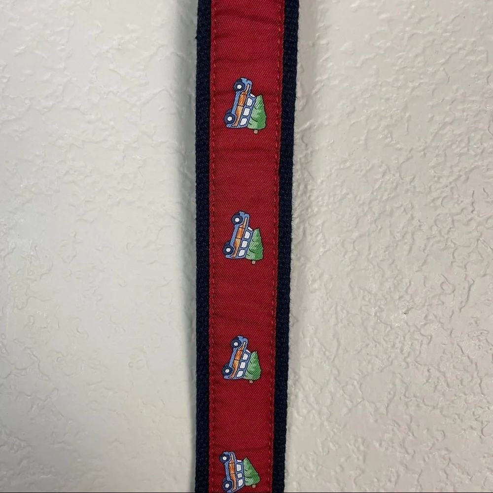 Vineyard Vines Woody Tree Canvas Club Belt Size 32